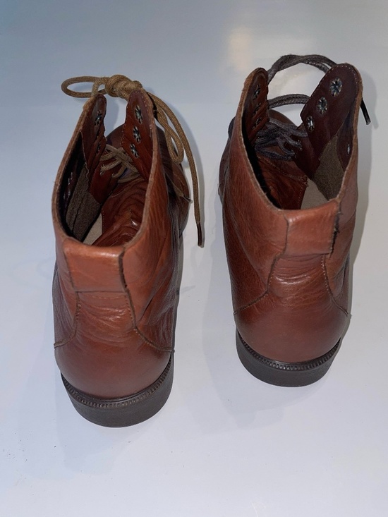 Rockport Men\'s Brown Leather Lace-Up Ankle Boots - Comfort Series Size 8 main image 4